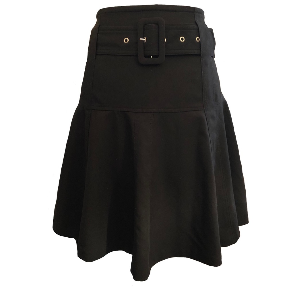 INC International Concepts Black Flared Skirt 8P